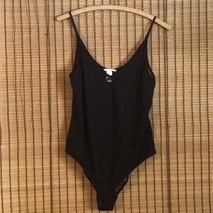 H&M Black Lace Body Suit